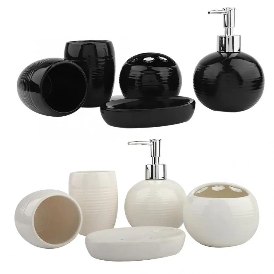 Керамический дозатор для жидкого мыла держатель зубной щетки полка хранения