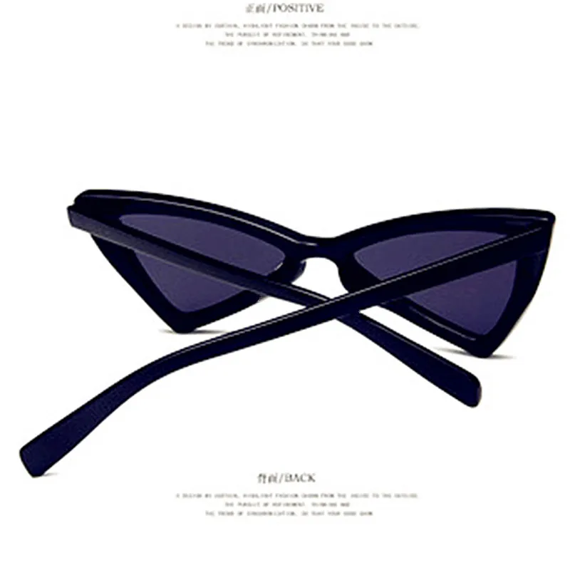 AOXU новинка винтажные треугольные кошачий глаз солнцезащитные очки для женщин 2019