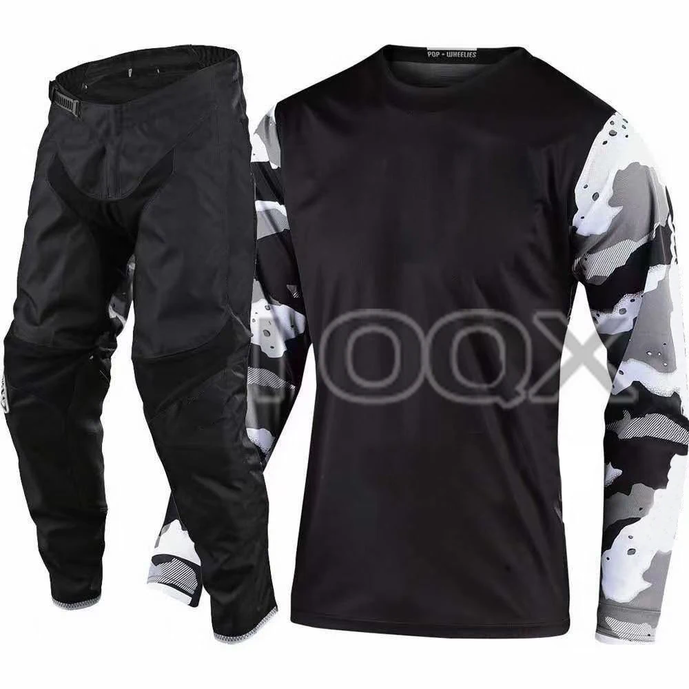 

Motocross Downhill Bike Offroad GP Air Continental Vented Racing Jersey Pants Combo Motorcycle Gear Set Mens Suit