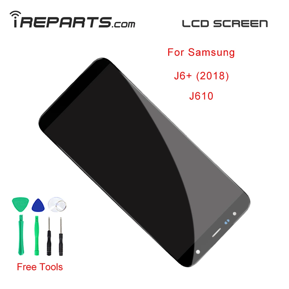 IREPARTS запасной ЖК дисплей для samsung Galaxy J6 + 2016 J610 сенсорный экран дигитайзер SM J610F J610G