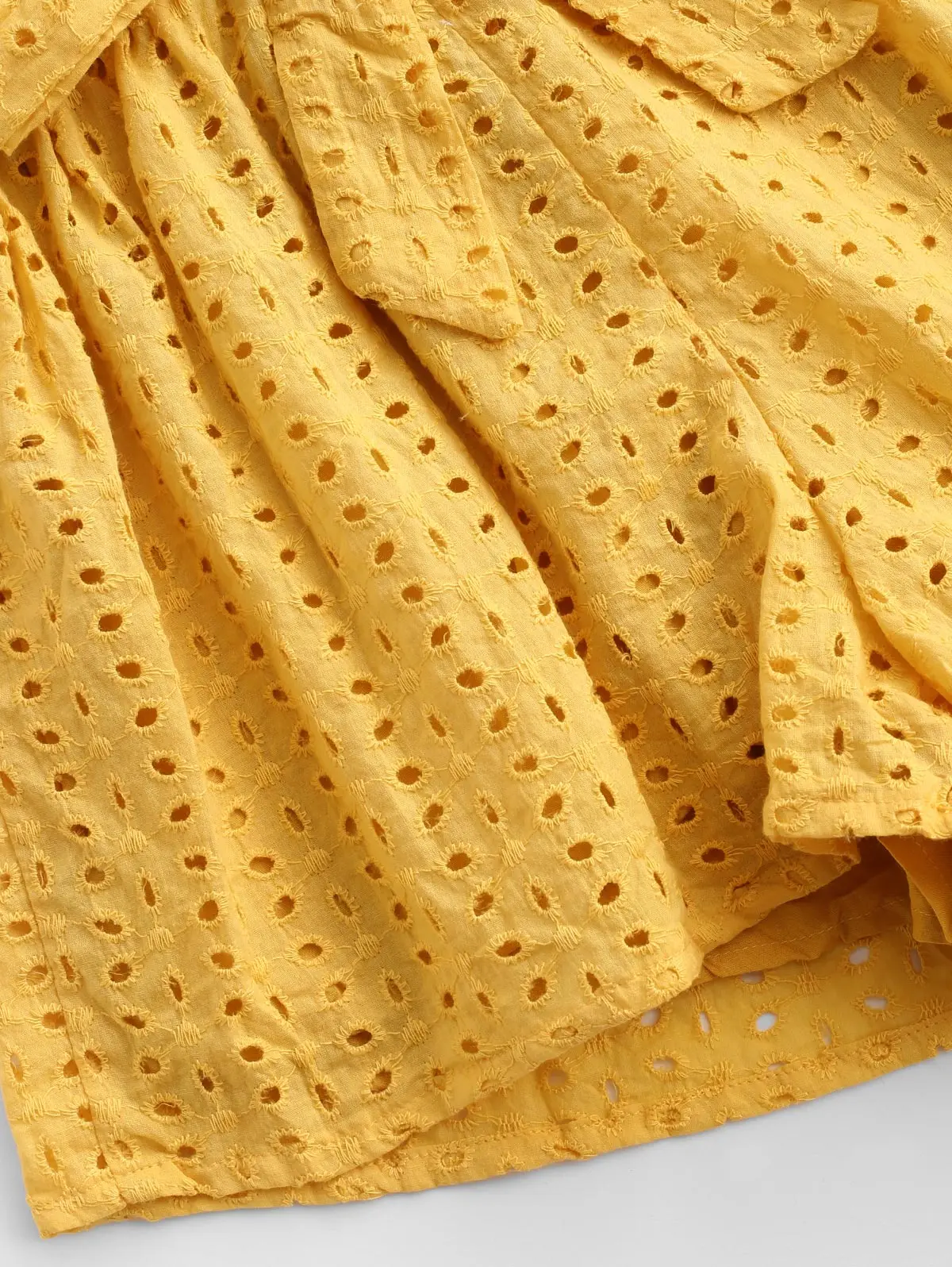 ZAFUL с люверсами, с глубоким поясом, с широкими штанинами, шорты, набор, без рукавов, женские, одноцветные, эластичные, с высокой талией, с оборками, с поясом, комплекты из двух предметов