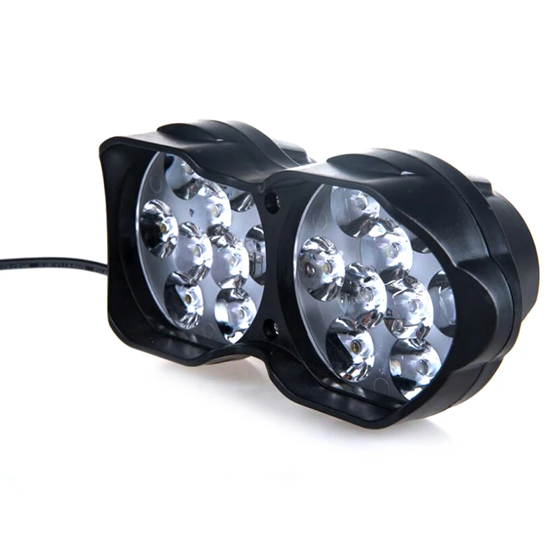 

1Pc Super Bright Motorcycle Car Light 18 LED 40W Light Headlight Spotlights Headlamp