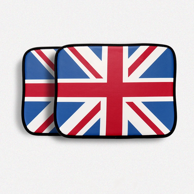 

2PCS British flag Car seat anti-dirt pad Child anti-kick mat For BMW Mini ONE COOPER S F54 F55 F56 F60 R55 R56 R60 R61