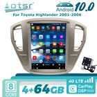 Android для Toyota Highlander 2001-2006 Tesla автомобильное радио GPS навигация мультимедийный видеоплеер 2Din Авторадио Стерео головное устройство