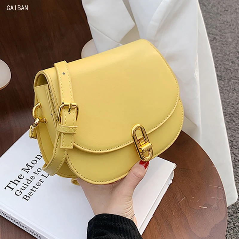 

PU Leather Solid Color Crossbody Bags for Women 2021 Fashion Small Shoulder Bag Female Handbags and Purses Travel Bags