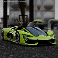 124 terzo millennio concept sports car model diecast metal toy vehicles car model high simulation collection childrens toy gift