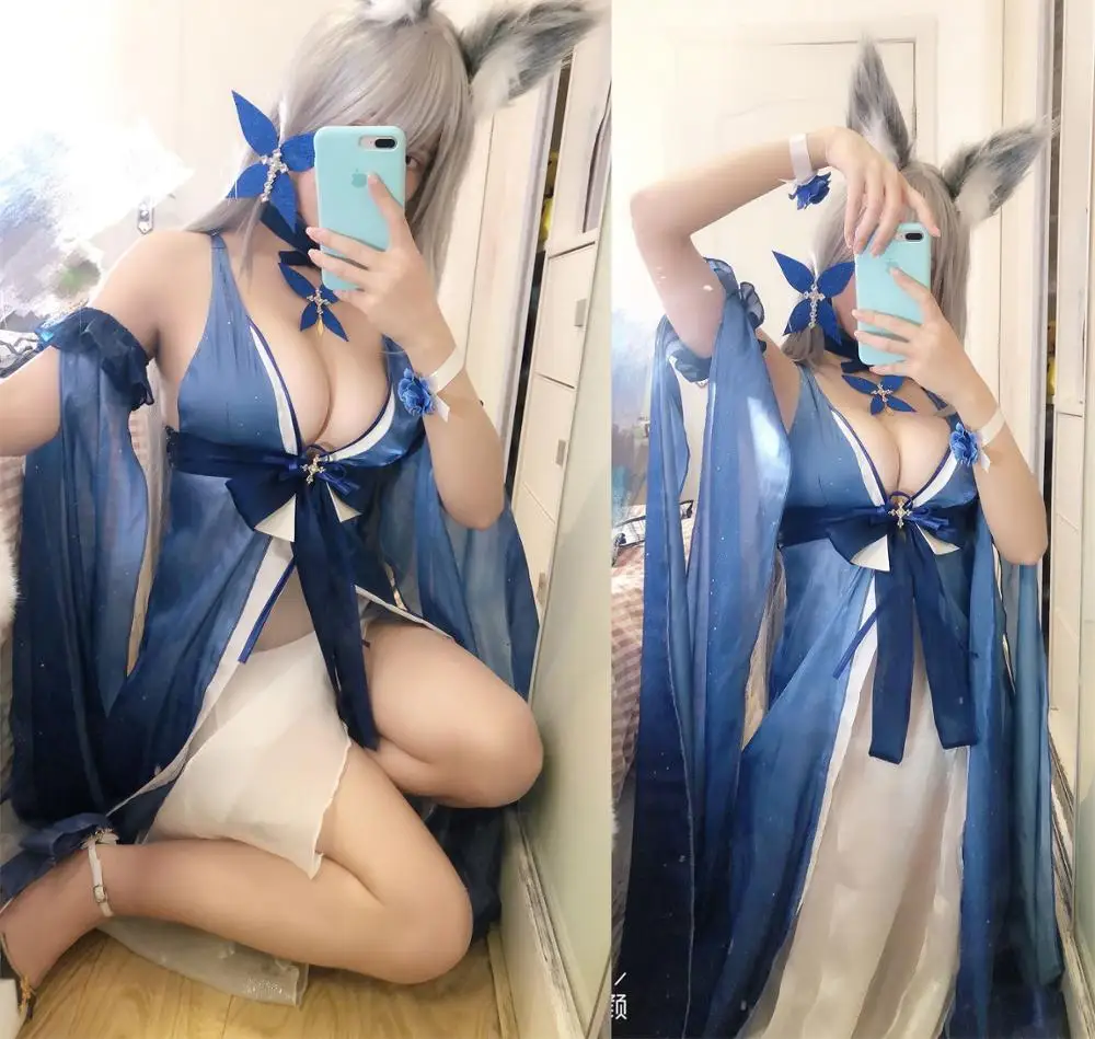 

IJN Shinano Cosplays Custom size/made Azur Lane IJN Shinano Cosplay Costume Dress Female