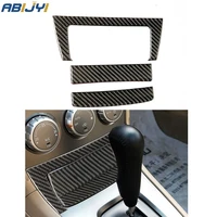 car styling carbon fiber sticker for subaru forester 2005 2008 middle storage box 3 piece set car accessories