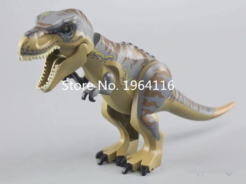 Новый мир Юрского периода серии T. rex vs Dino-Mech Боевая модель строительные блоки