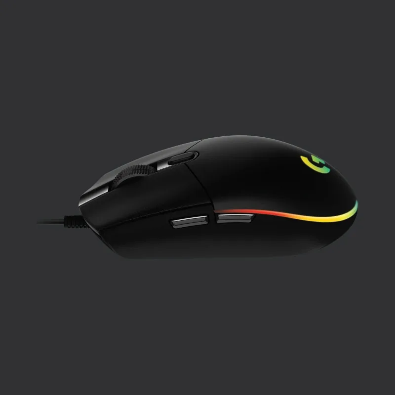 Оптическая игровая мышь Logitech G102 синхронизация света 8000 DPI светодиодный LED 6 кнопок