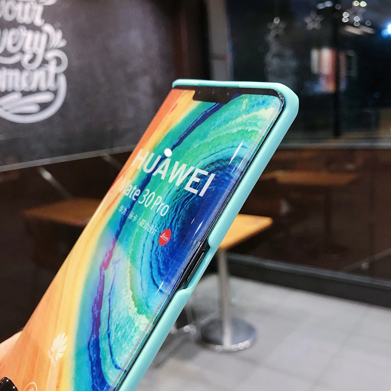 Радужный зеркальный блестящий чехол для телефона Huawei Mate 20 30 P20 P30 P40 Pro Lite Мягкий из