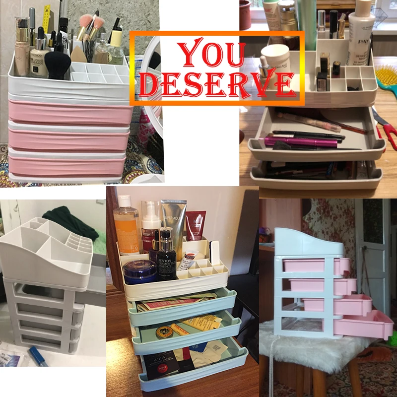 Коробка для хранения косметики пластиковые украшения коробка губной помады