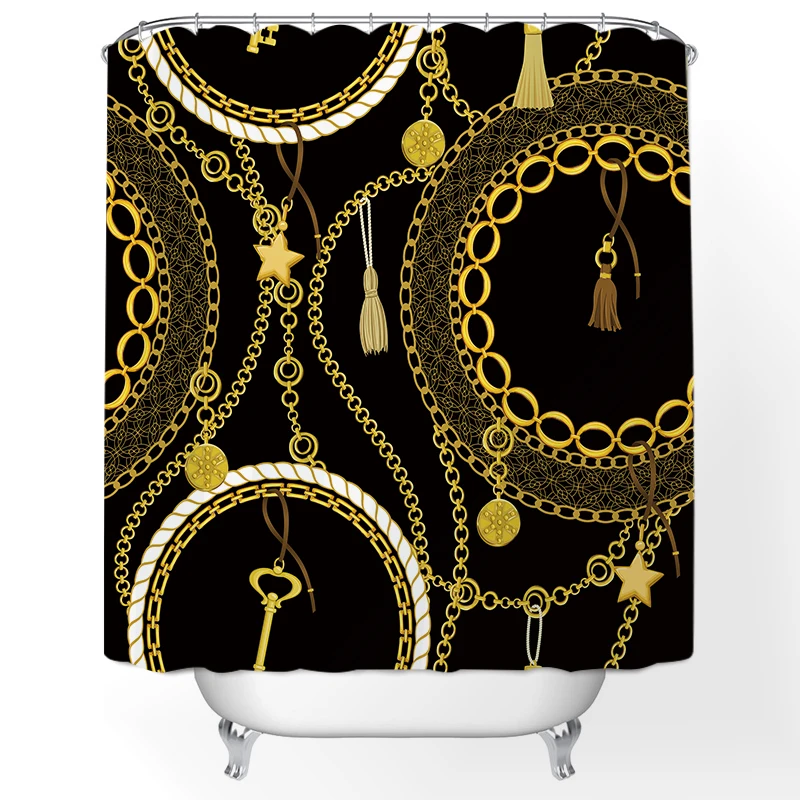 

Shower Curtain Simple Bohemian Shower Curtain for Living Room Luxury Curtains Simple Striped Pattern Bedroom Shower Curtains