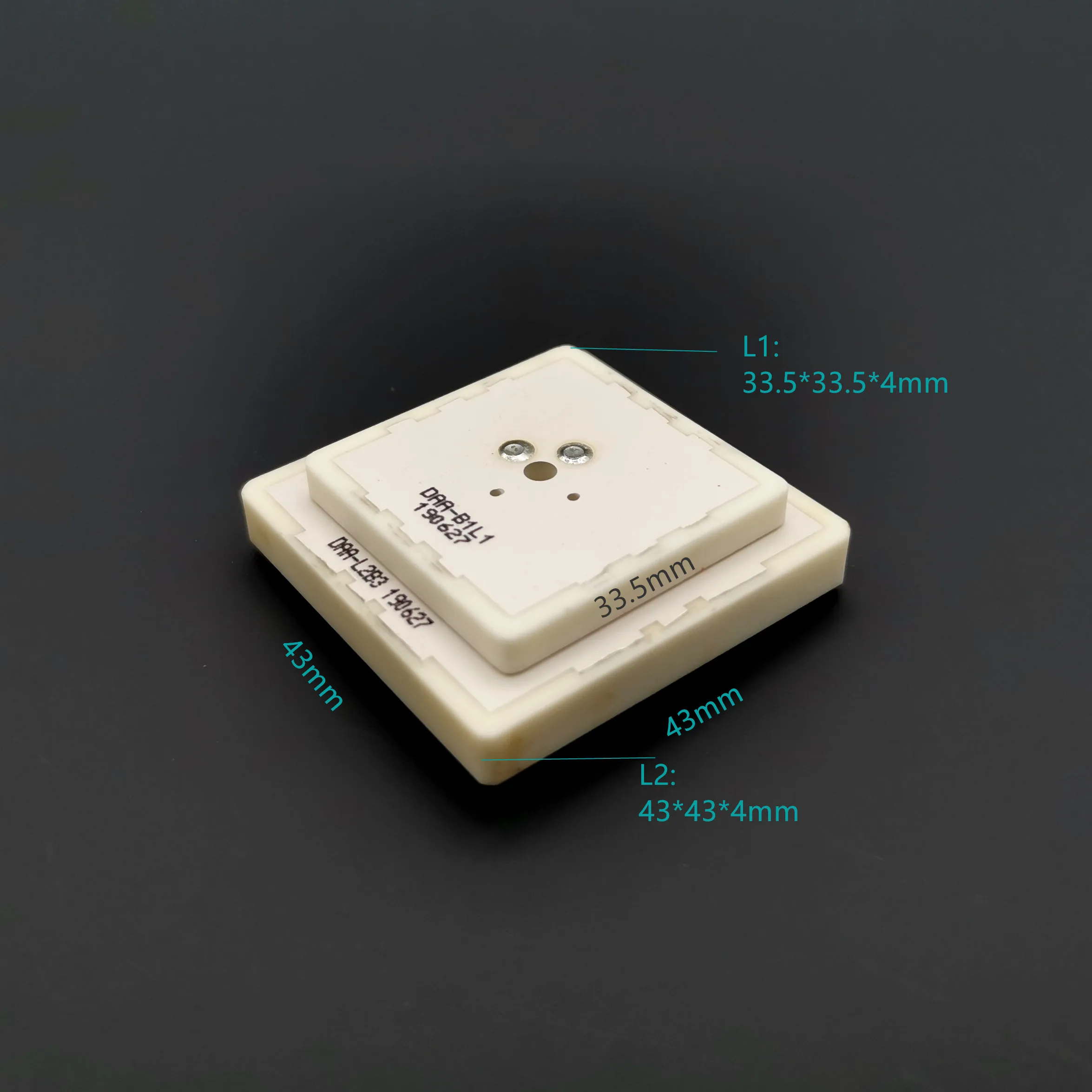 DIY антенна GNSS Встроенная диэлектрическая керамическая ZED F9P s L1 L2 gps GLONASS GALILEO BEI DOU B1