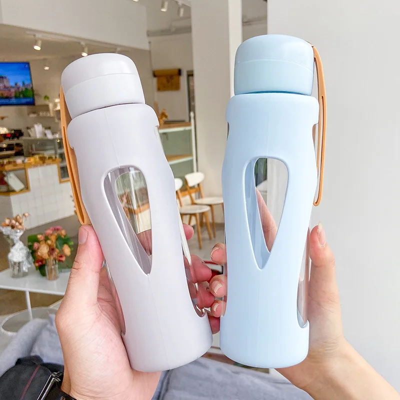 Бутылка для сока с крышкой многоразовые дорожные портативные бутылки воды