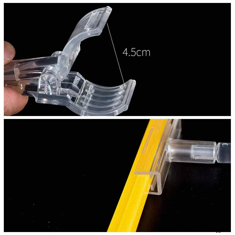 20 шт бирка дисплей стойки знак рамочный зажим на полка для супермаркета