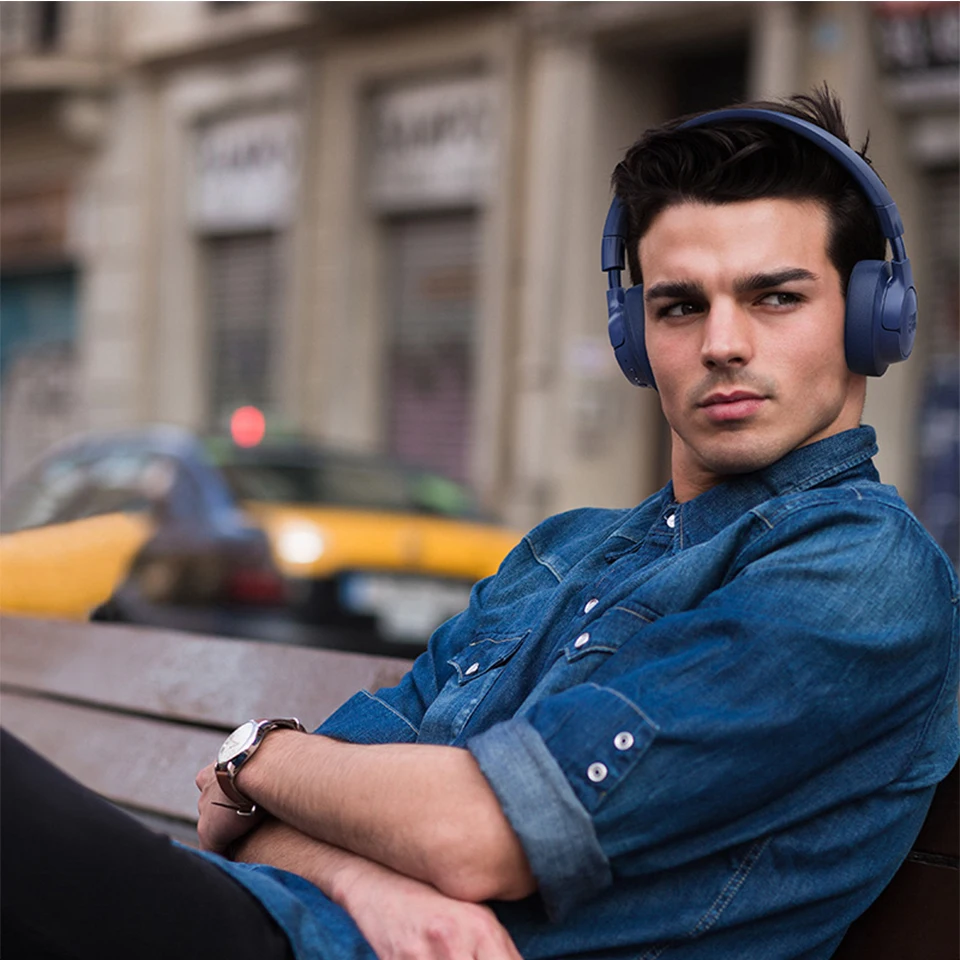 Оригинальные беспроводные Bluetooth-наушники JBL TUNE 750BTNC с микрофоном шумоподавляющие