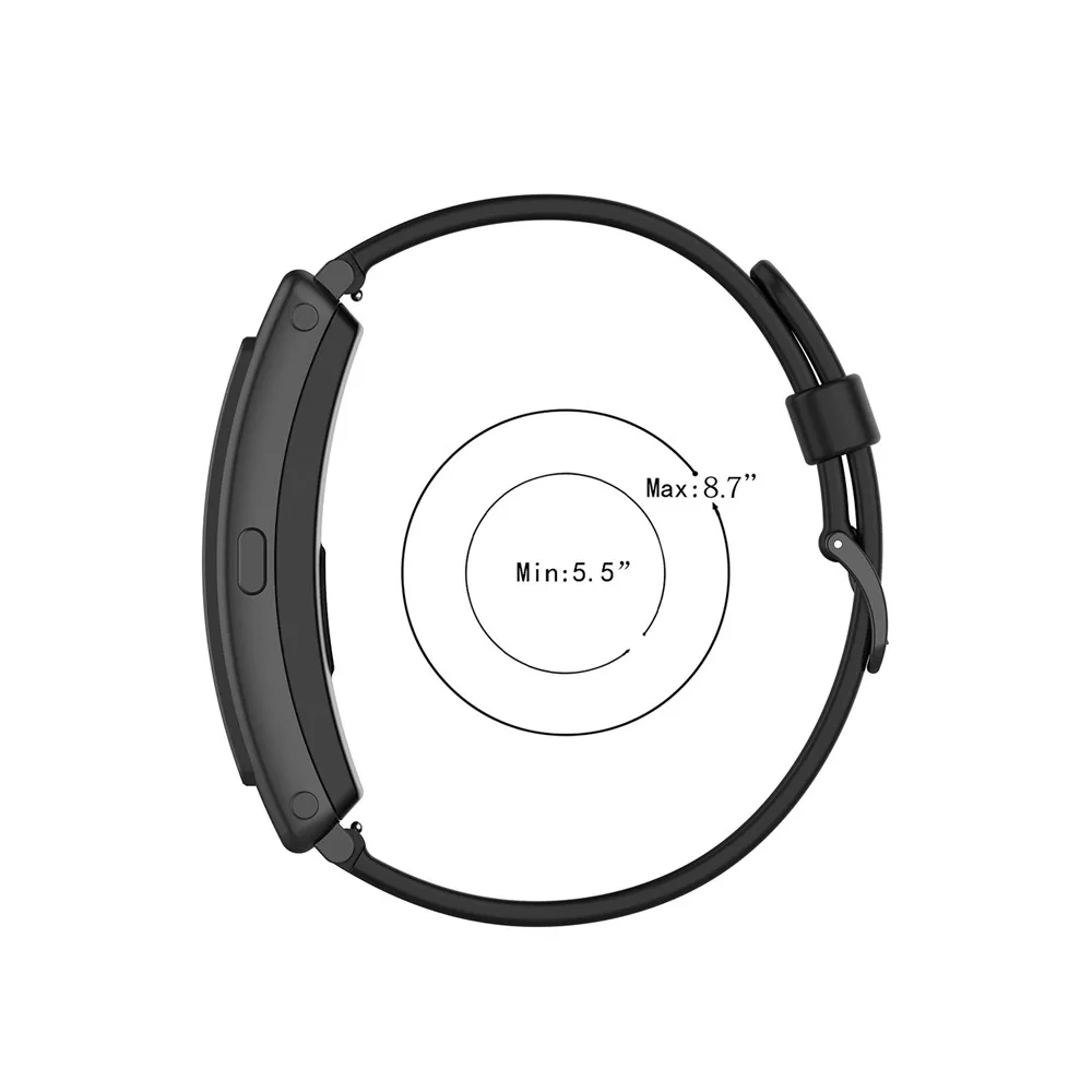 Ремешок силиконовый для смарт часов Huawei TalkBand B6/B3 сменный спортивный браслет