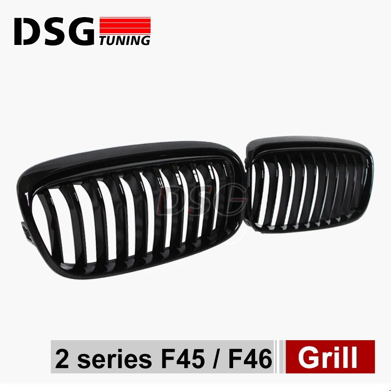 Передняя решетка гриль F45 из черного АБС пластика для BMW 2 серии 5 seat Active Tourer и 7 F46 Gran