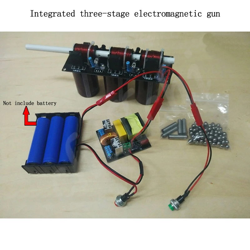 Новое поколение электромагнитного пистолета diy kit готовая Многоуровневая интегрированная обучающая модель стоматолога оборудование для экспериментов по физике - Цвет: 3 level finished