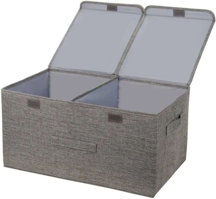 

Storage Box Collapsible Linen Fabric Clothing Basket Bins Toy Box Organizer Storage Box Organizer storage organizer