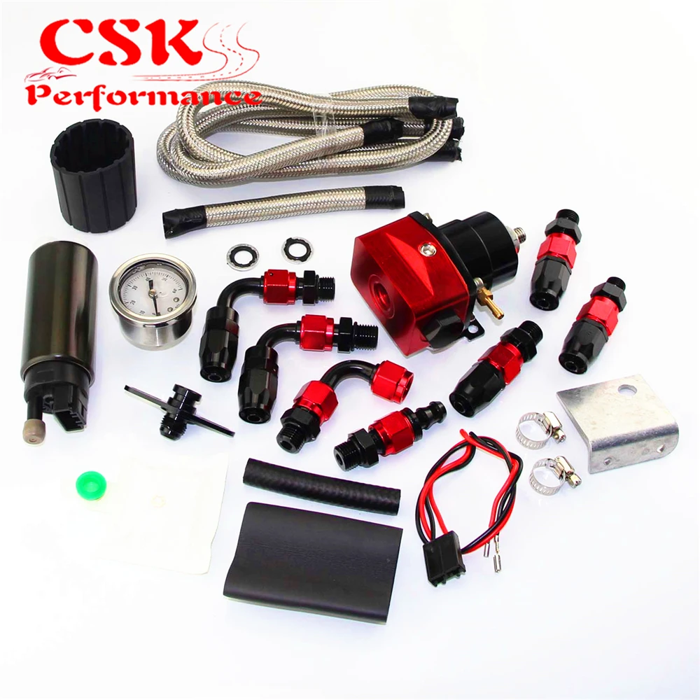 Регулируемый регулятор давления топлива + комплект топливного насоса 255 LPH