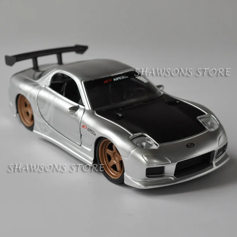 Литья под давлением гоночный автомобиль модель игрушки 1:32 1993 Mazda RX 7 миниатюрный