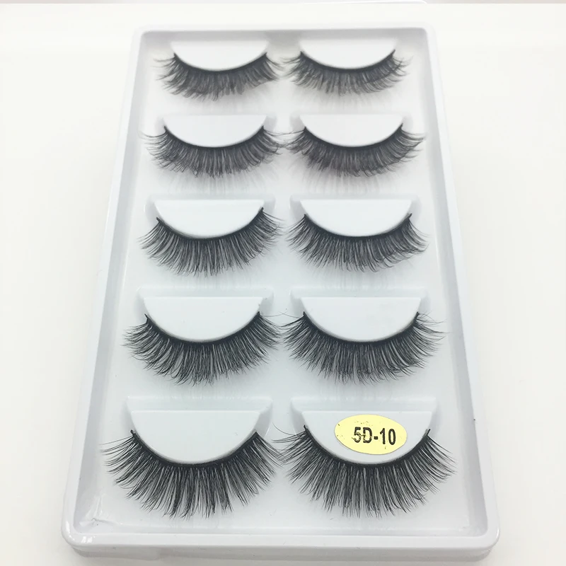 Натуральные накладные ресницы для красоты густые перекрещивающиеся объемные