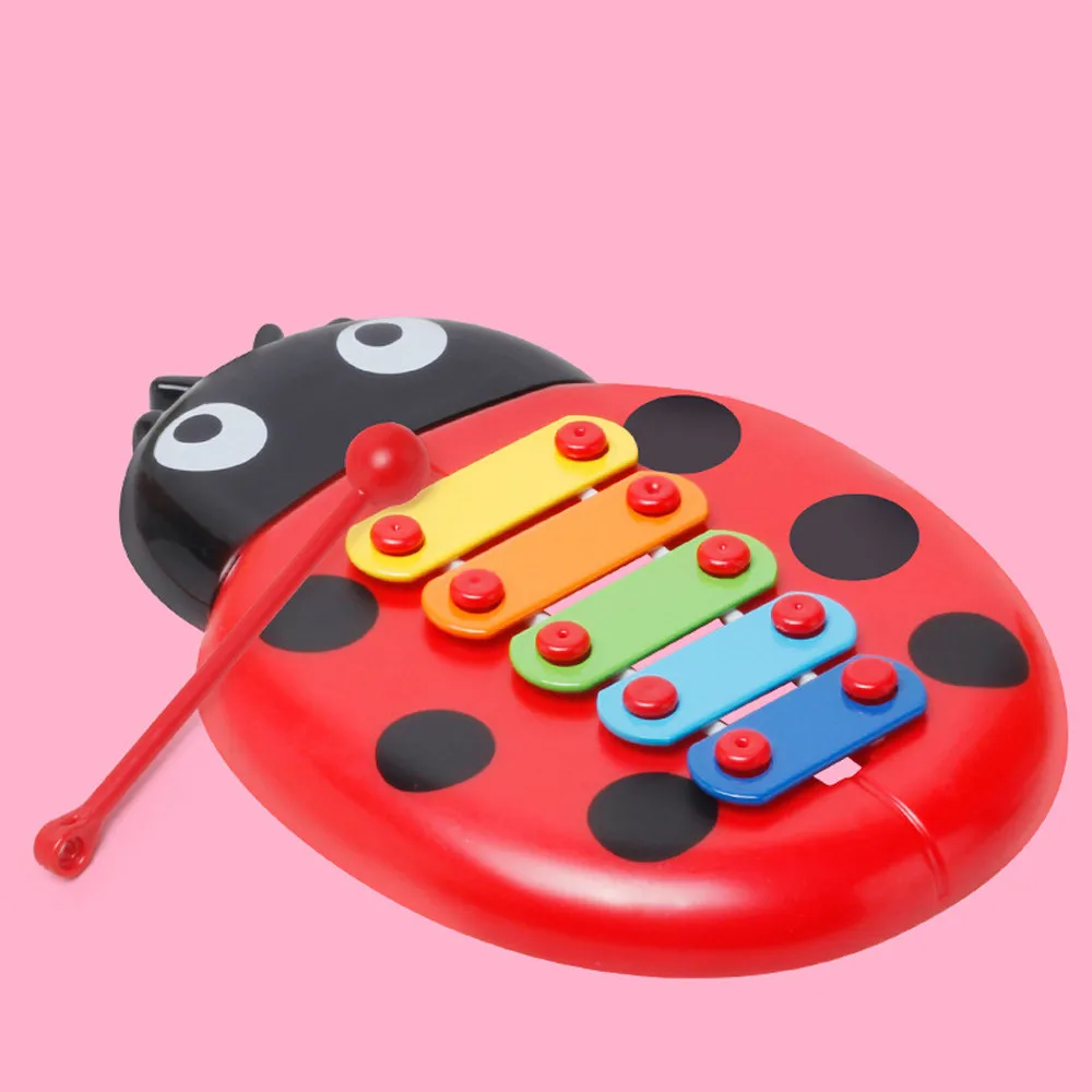 

Colorful Ladybird Baby Kid 8-Note Xylophone Musical Toys Wisdom Development Kids Musical Instruments Toys for ChildrenHoliday