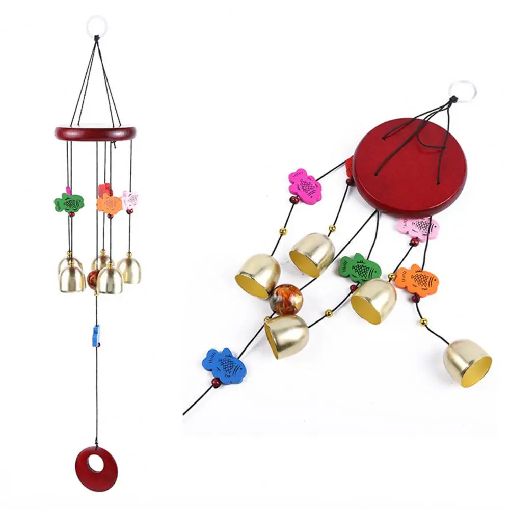 

Bell Exquisite Auspicious Metal Durable Wind Chimes Home Decor