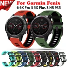 Ремешок для смарт-часов Garmin Fenix 5X 6X Pro 3 3hr, браслет для fenix 5 6 Forerunner 935, быстросъемный беспроводной Браслет, 26 мм