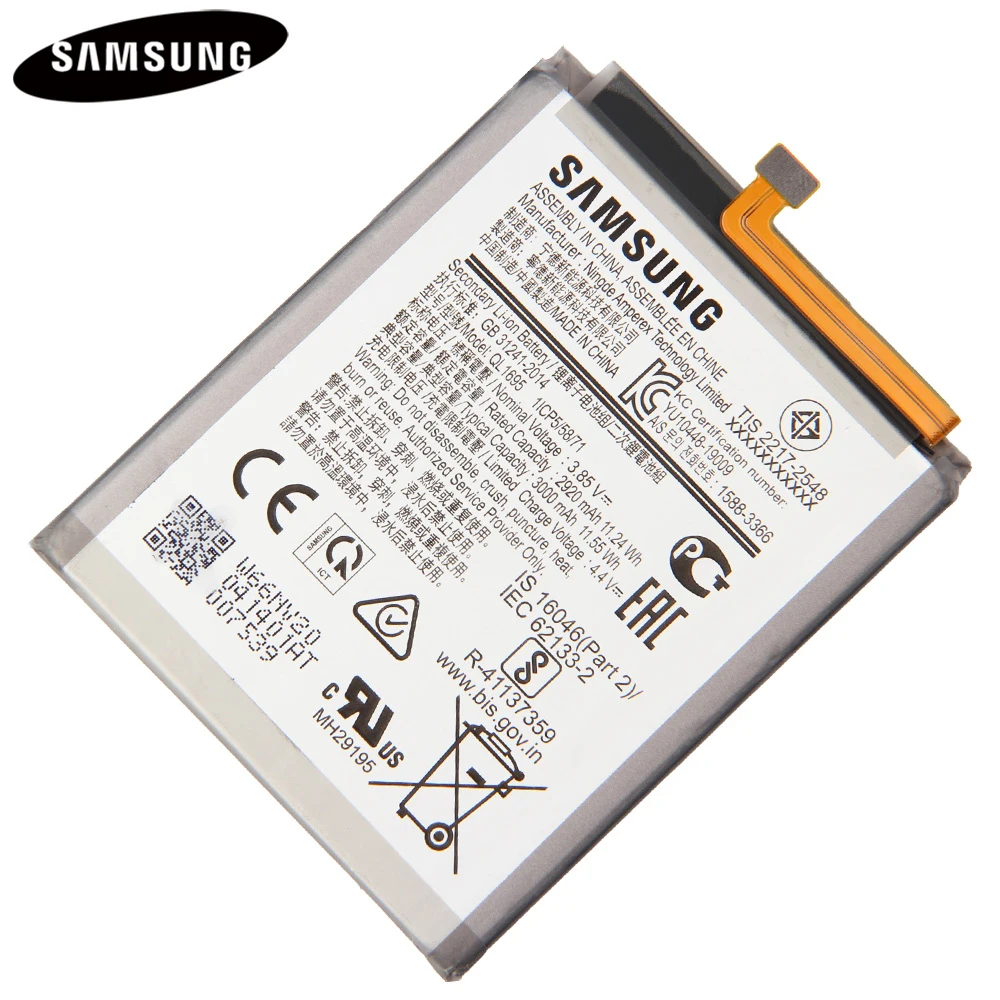 100 original battery ql1695 for samsung galaxy a01 replacement phone battery authentic battery 3000mah free global shipping
