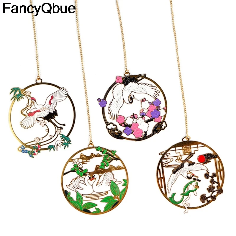 1 шт. цветная яркая креативная Закладка-кран в китайском стиле латунная