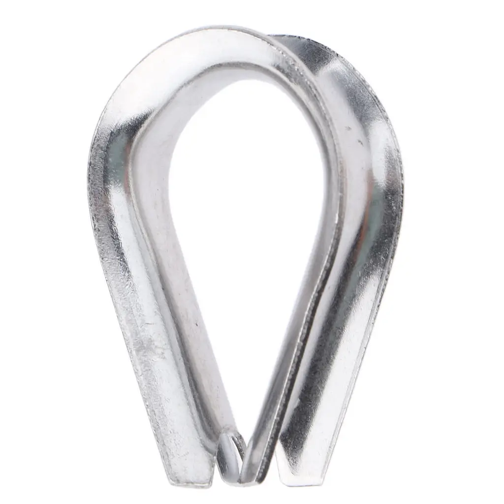 

304 Marine Grade Stainless Steel Heart Shaped Wire Rope Thimbles 6mm