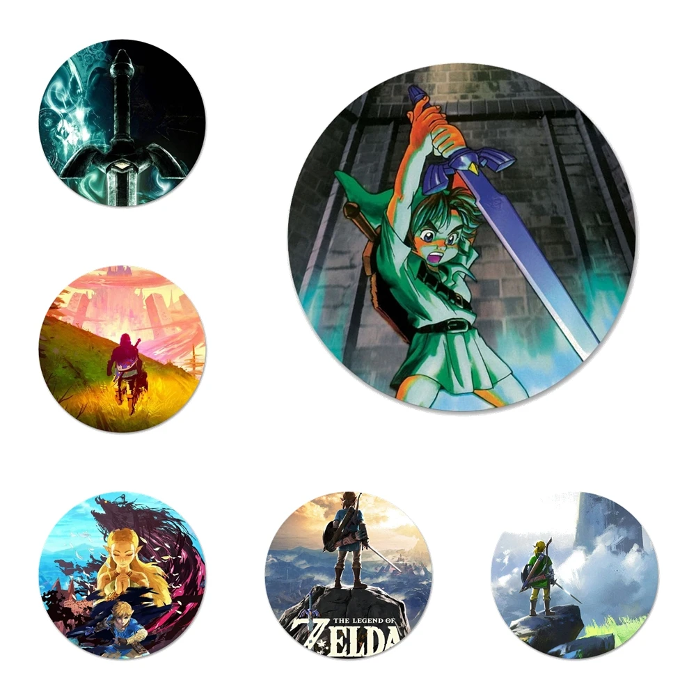 Значки на булавке 58 мм The Legends Of Zeldas декоративные Броши Металлические для