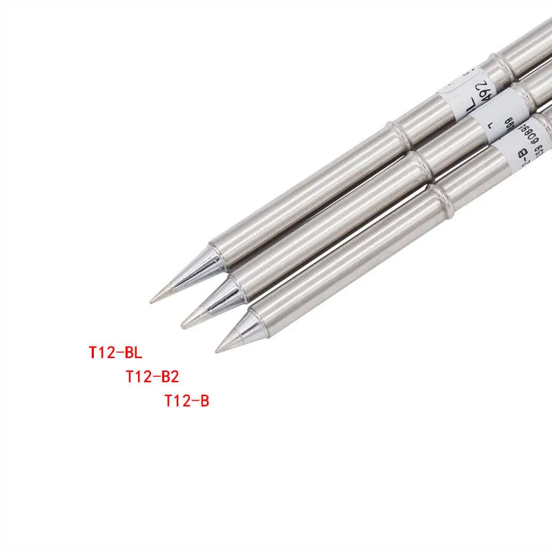 

1pc T12 Series Solder Iron Tips for Hakko Soldering Rework Station FX-951 FX-952 T12-IL T12-JL02 T12-B2 T12-B T12-BCF3 T12-K