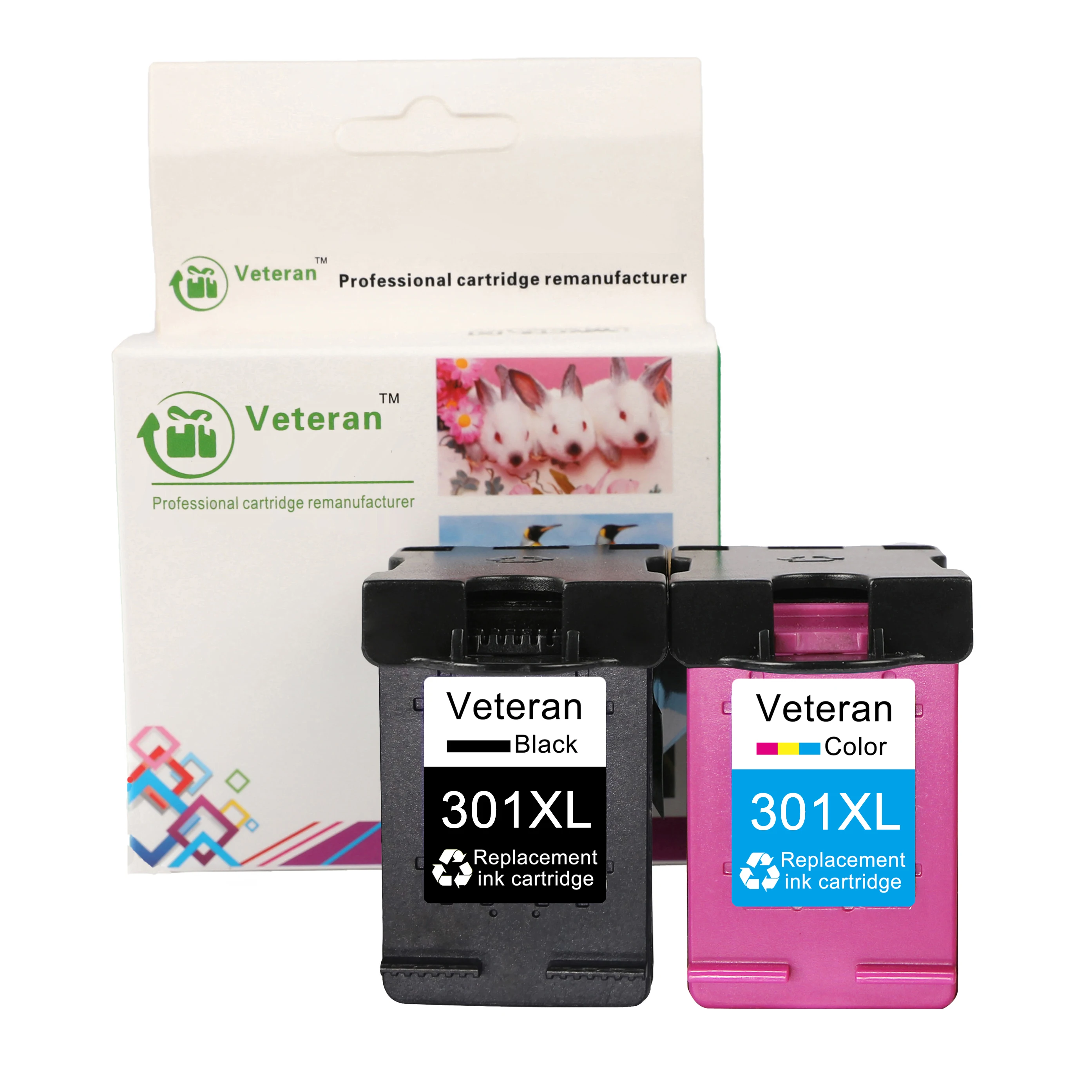 Картридж для принтера hp 301 xl Veteran Восстановленный Deskjet 2050 1000 1050 2510 3000 Envy 3054 4500 |