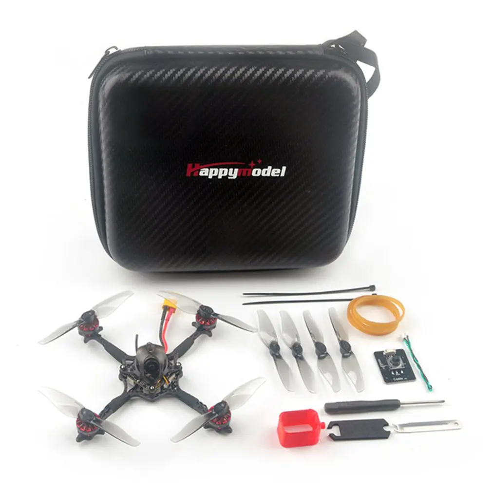 

Happymodel Moblite7 75 мм 1S Whoop FPV гоночный Дрон BNF с алмазным контроллером полета F4 5A BB2 ESC EX 0802 19000KV двигатель