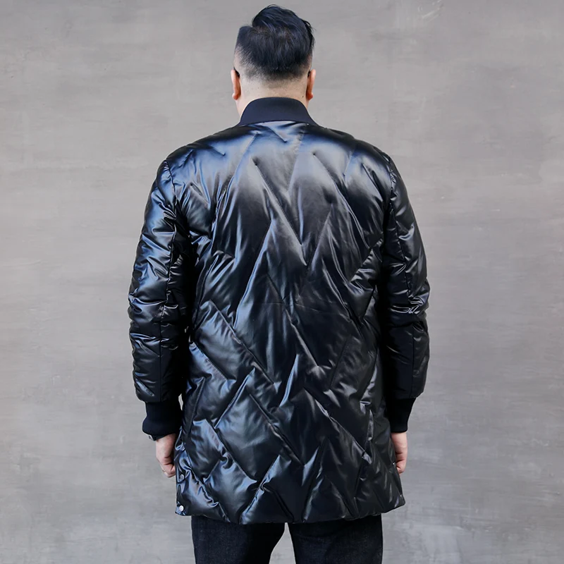 White Duck Down 20% Winter Coat Korean Fashion Plus Size Puffer Jacket Men Warm Parka Casaco 0044 YY1442 | Мужская одежда