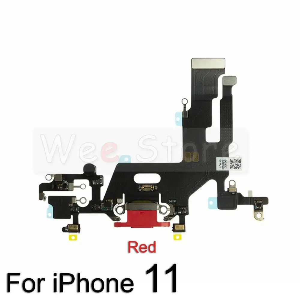 original bottom usb charger port board for lightning dock charging flex cable for iphone 11 pro max mobile phone parts free global shipping