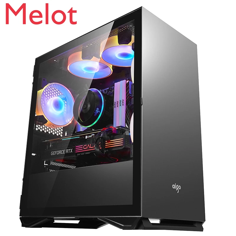 

Patriot Yogo M2 Case Full-Side Transparent MATX Mini Personality Water-Cooled Desktop Computer Main Small