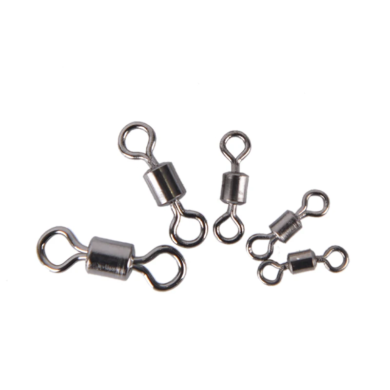 300 шт. шарикоподшипник из нержавеющей стали вертлюги рыболовные соединители