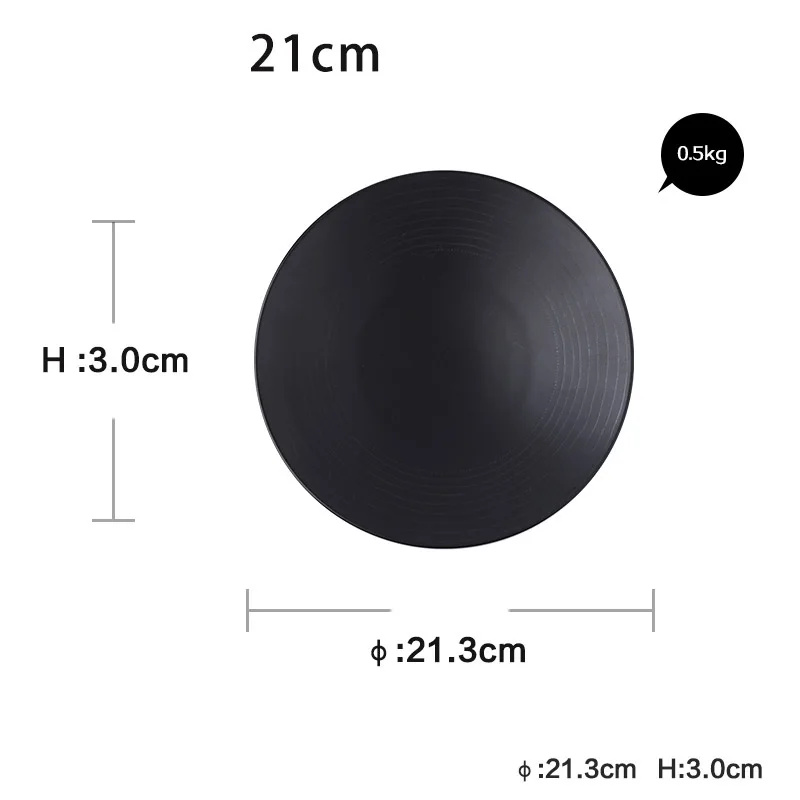 Креативная керамическая плоская тарелка домашнее блюдо для ресторана блюда