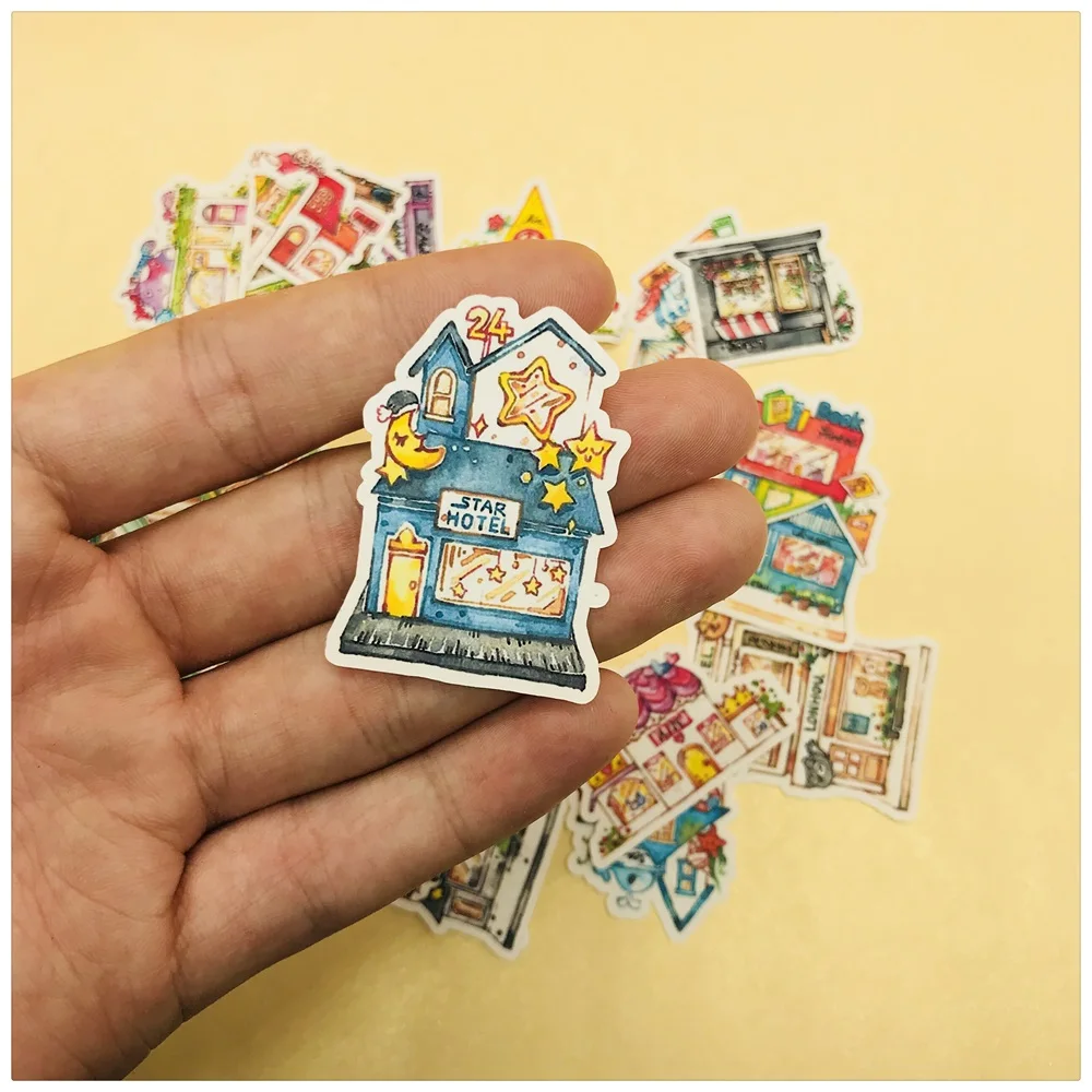 

33Pcs/Pack Vintage Sweet Honey Hotel Inn Sticker DIY Craft Scrapbooking Album Junk Journal Planner Decorative Stickers