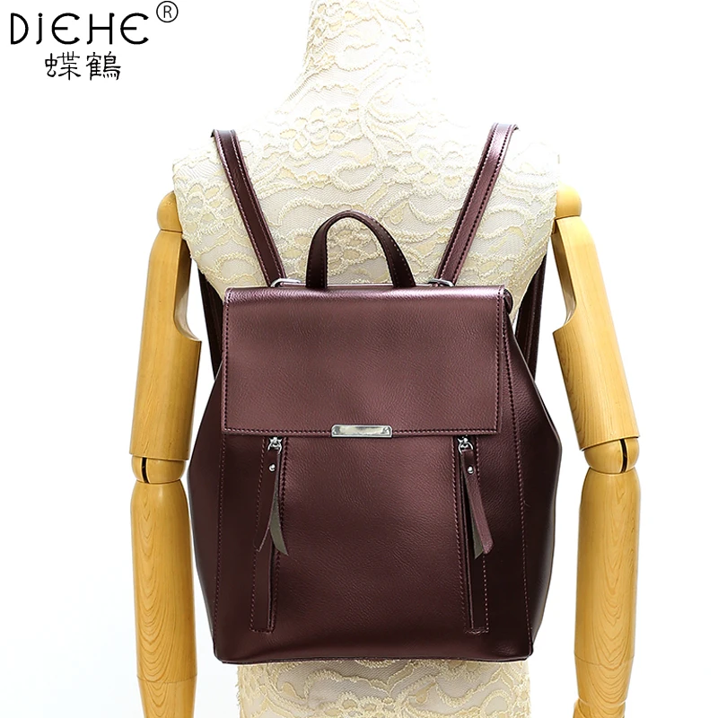 Женский модный кожаный рюкзак взрослый для девочек подростков школьные рюкзаки