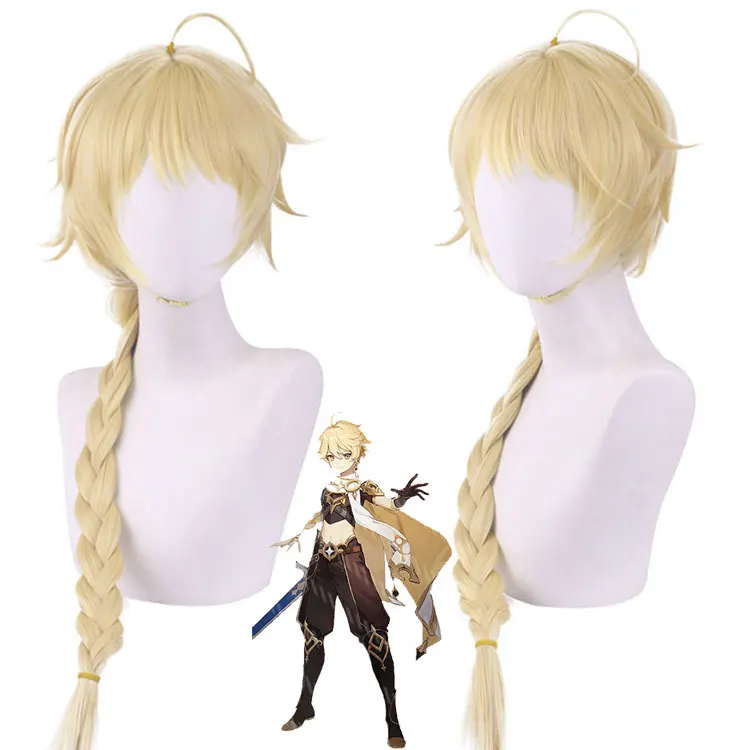 

Cosplay Wig Master Shengda Cosplay Wig Empty Fluorescent Traveler Bright Gold CP Player Protagonist Male Female