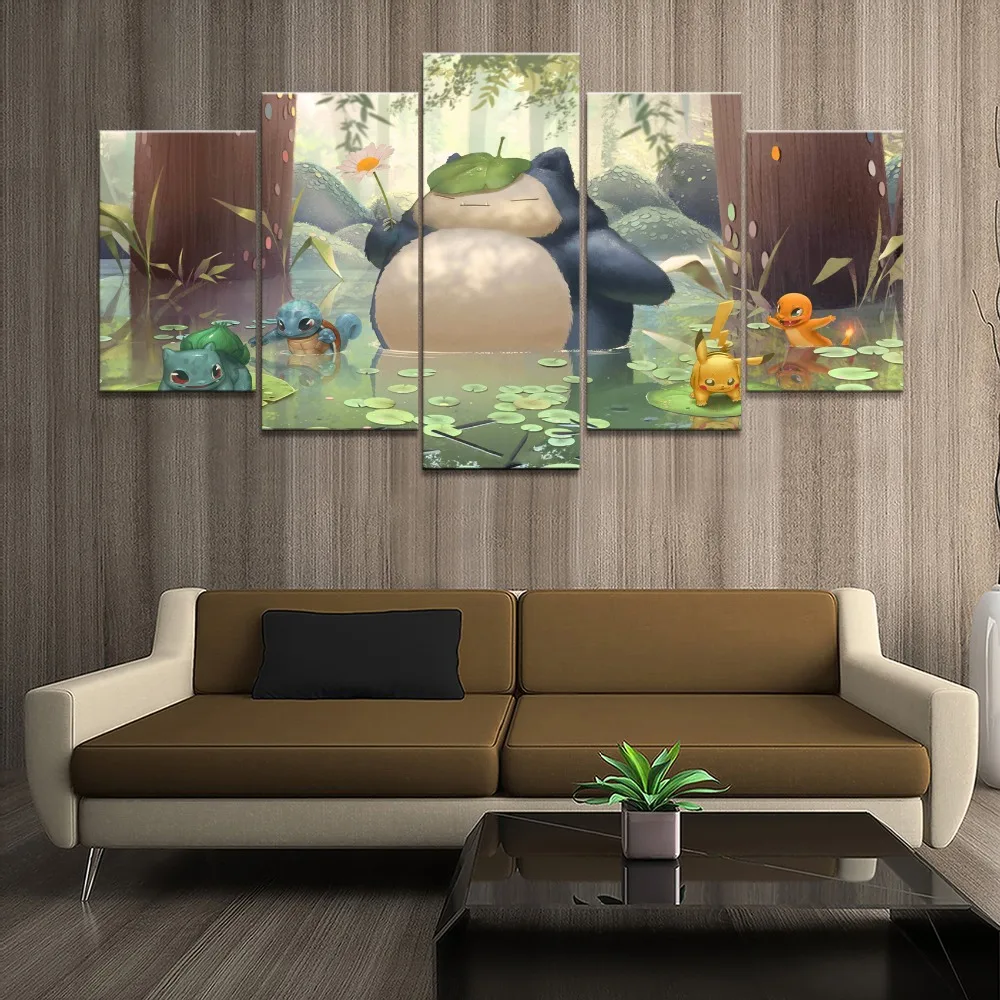 5 шт. Япония Аниме ПЭТ эльфы модульный Плакаты HD картины на холсте фотографии