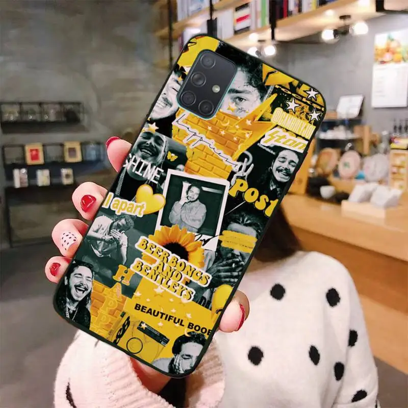 Чехол для телефона Post Malone Samsung Galaxy A21S A01 A11 A31 A81 A10 A20E A30 A40 A50 A70 A80 A71 A51 | Мобильные