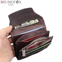 genuine leather small wallet men coin bag vintage men women wallets and purses small change purse carteira feminina mens wallet