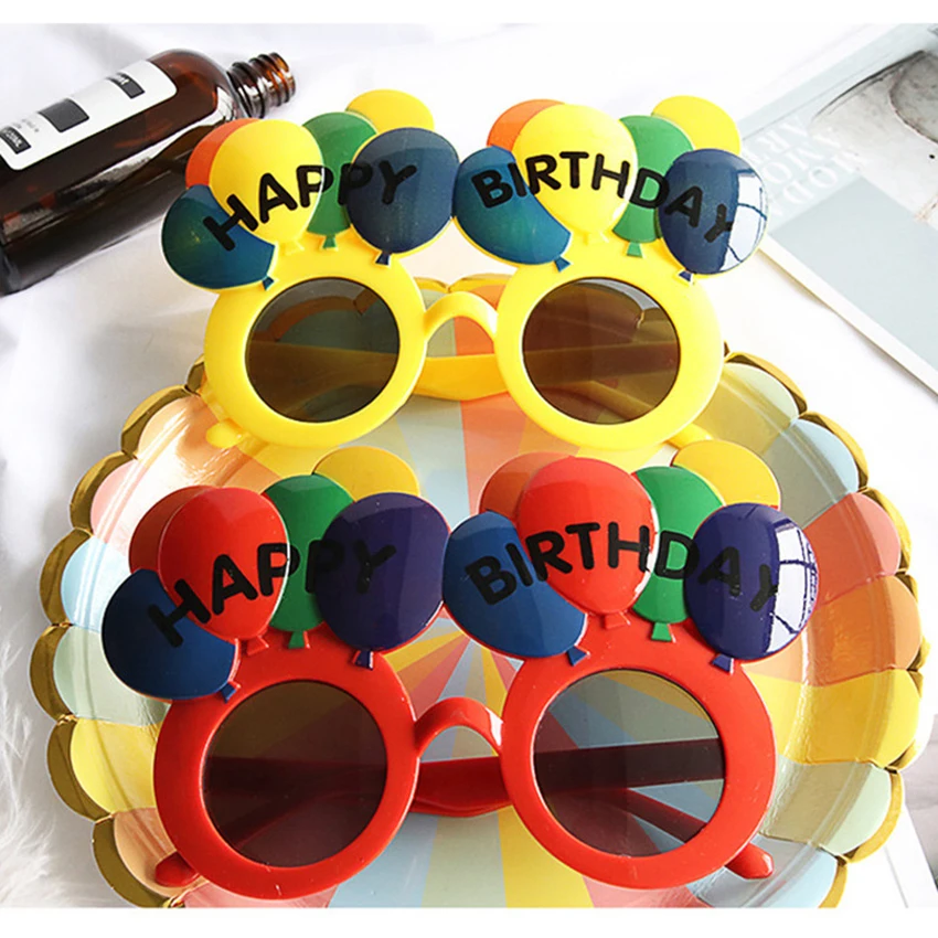 Funny Birthday Party Sunglasses Hawaiian Holiday Dress up Favors Glasses Adult/child Fun Summer Photo Props Decoration | Дом и сад